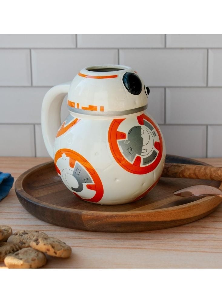 بريميم كوب سيراميك على شكل شخصية بي بي ثمانية – كوب قهوة ثلاثي الأبعاد مستوحى من سلسلة حرب النجوم - Image 2